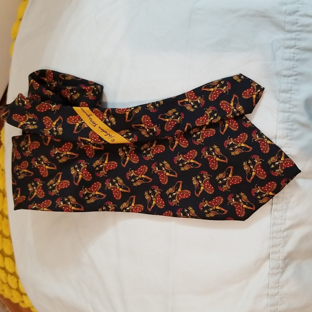 Salvatore Ferragamo Court Jester Silk Tie